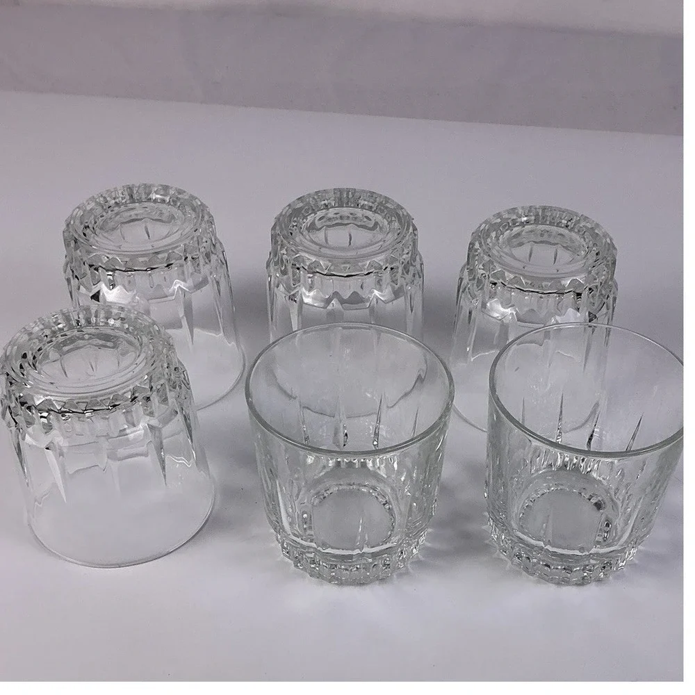 Duralex France Picardie Lowball‎ Glasses Set of 6 Clear 5